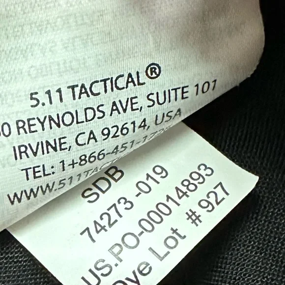 5.11 Tactical Men's Black Taclite Pro 74273 019 Ripstop Pants Straight Fit 34x30 - Picture 7 of 8